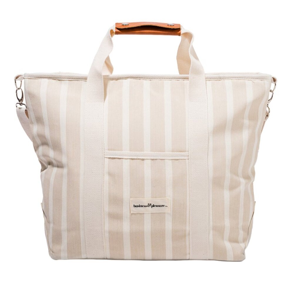 Business & Pleasure Co. - Cooler Tote Bag, Monaco Natural Stripe